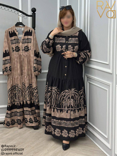 یراهن بلند رایوو زنانه فری سایز | سبک، خنک و راحت